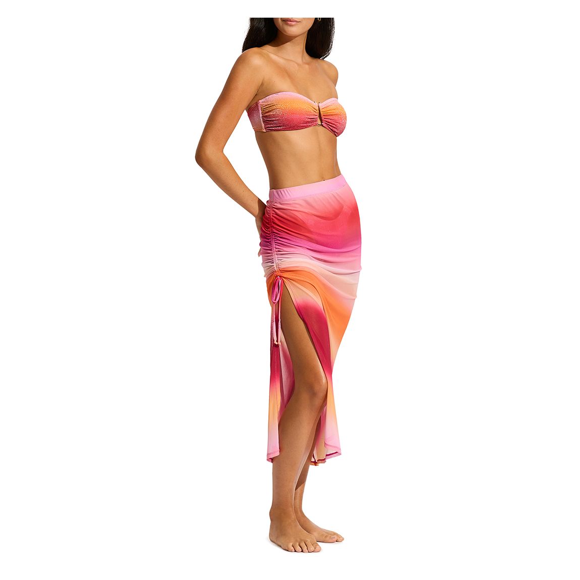 Spectrum Mesh Midi Skirt main product photo