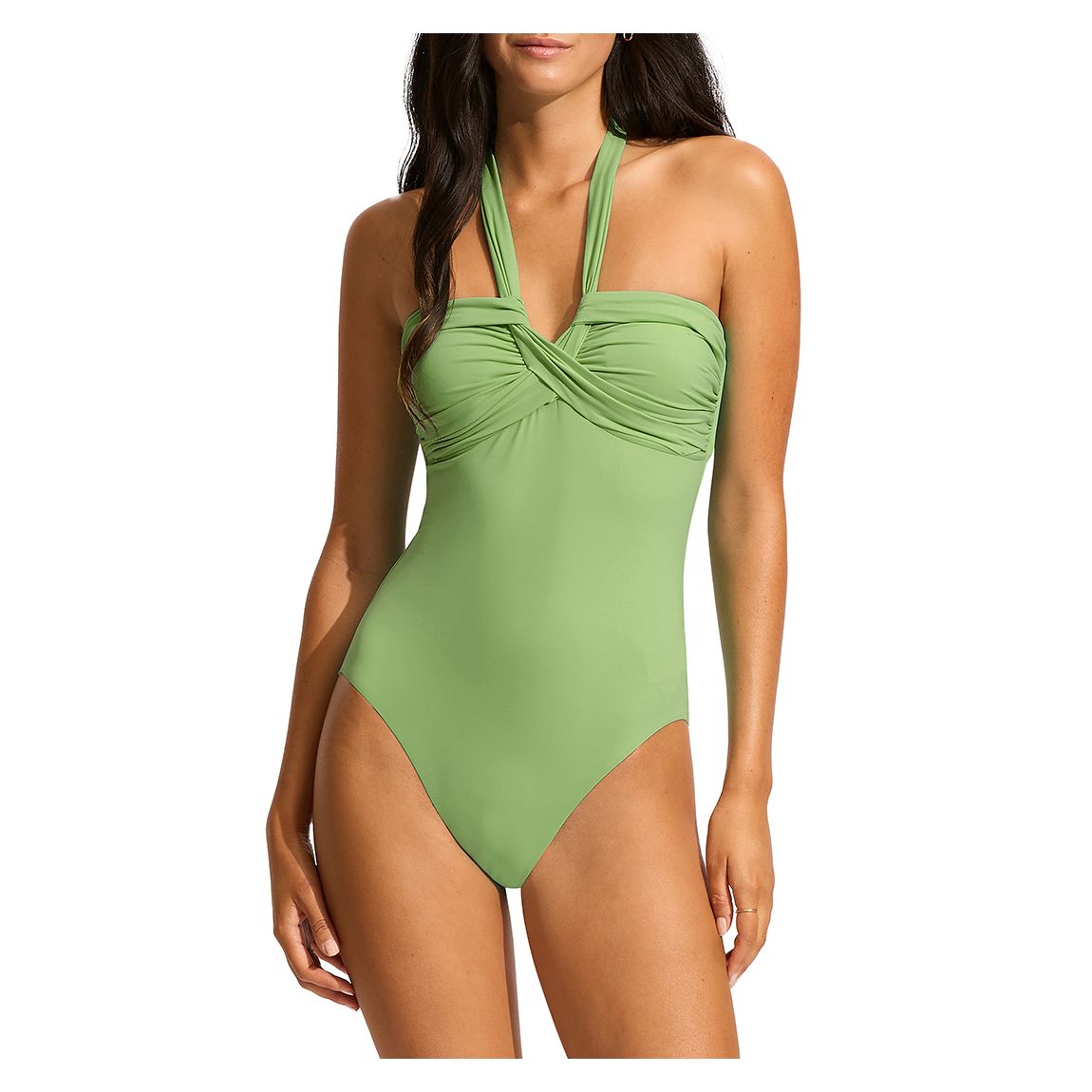 Seafolly Collective Halter Bandeau One Piece main product photo