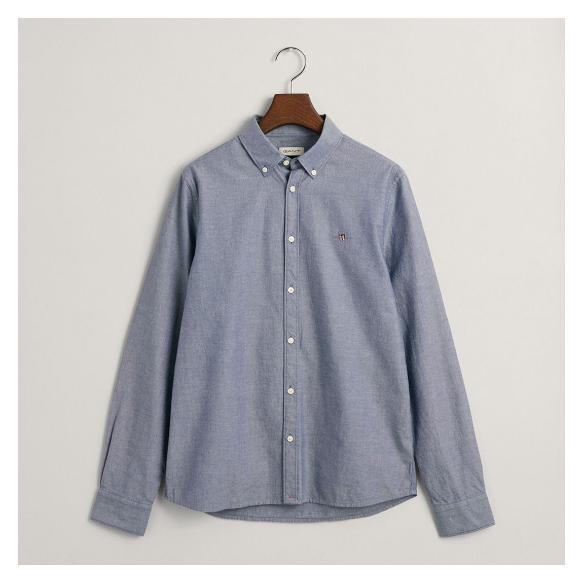 Slate Blue Shield Oxford Shirt main product photo