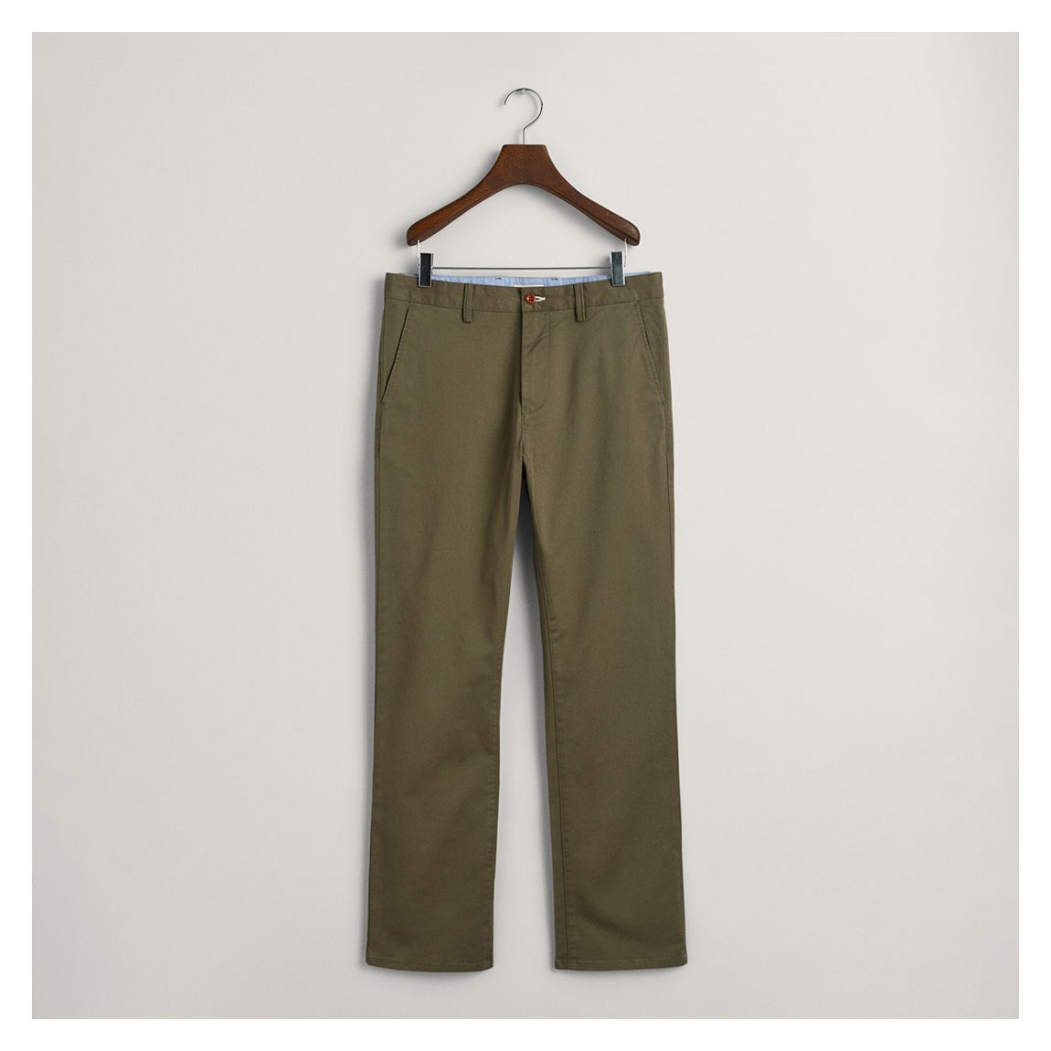 Dark Khaki Gant Straight Chino main product photo