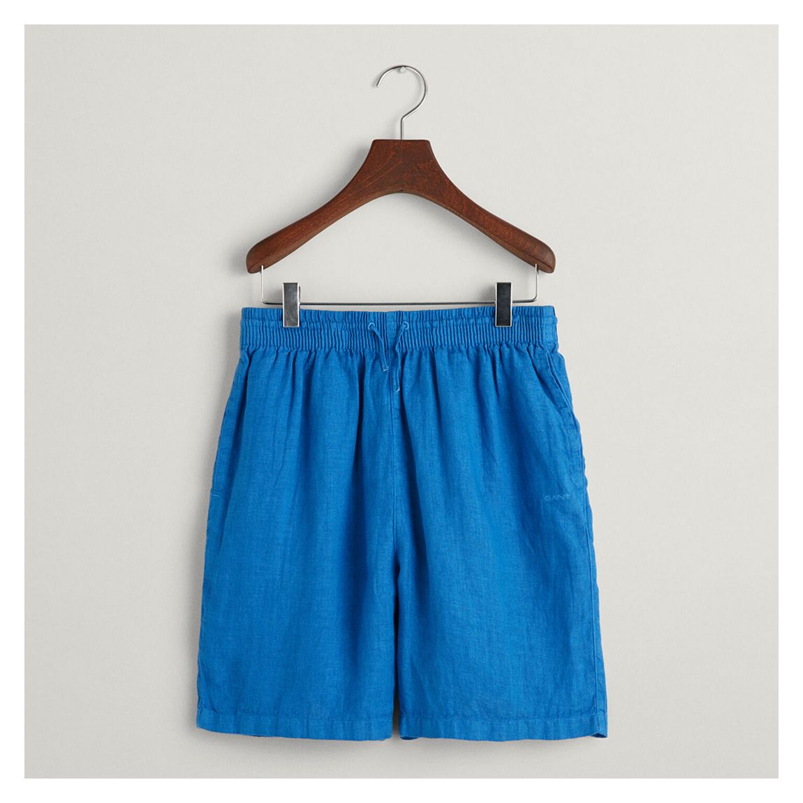 Cobalt Relaxed Linen Shorts main product photo