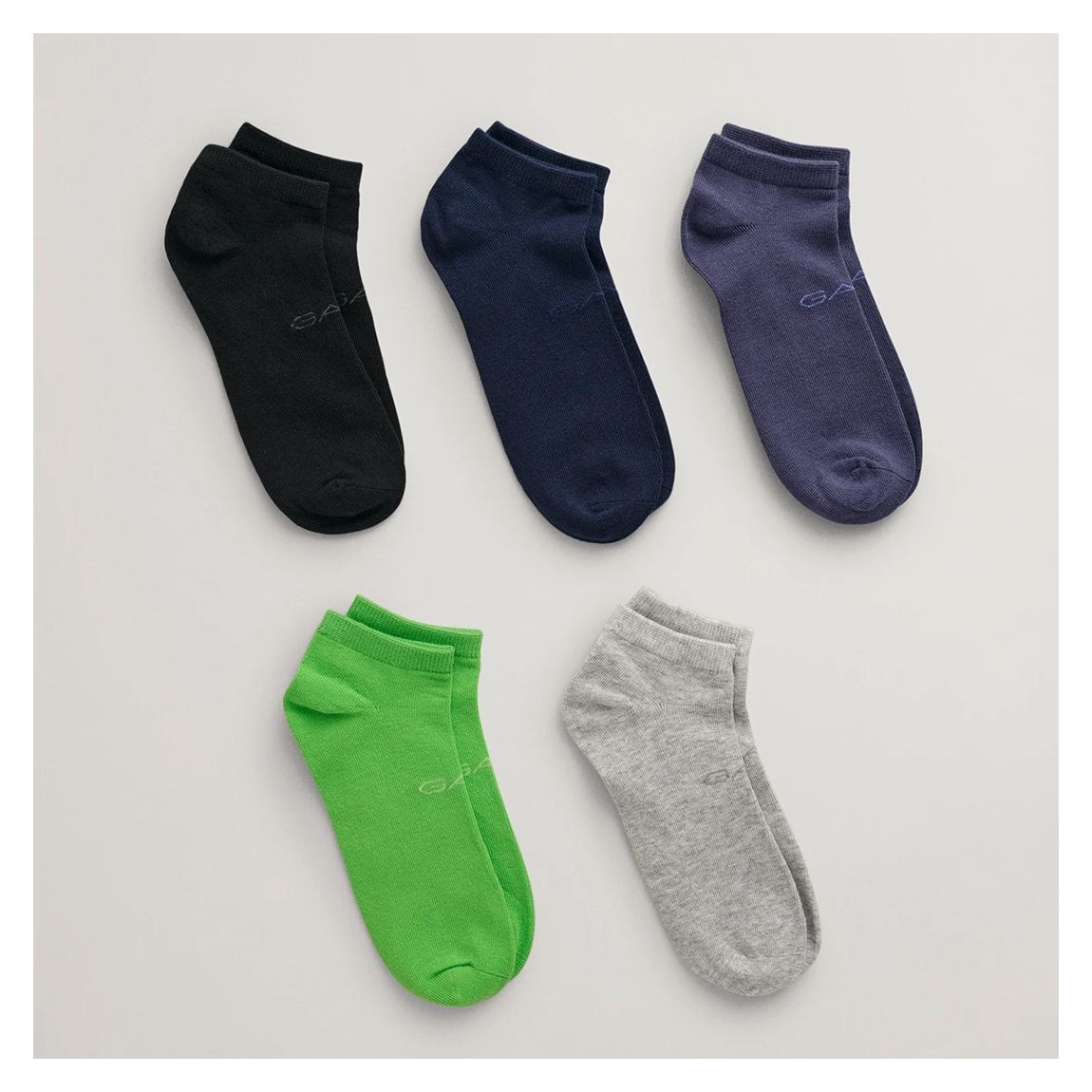 Multi Tonal Logo Sneaker Socks 5-Pack main product photo