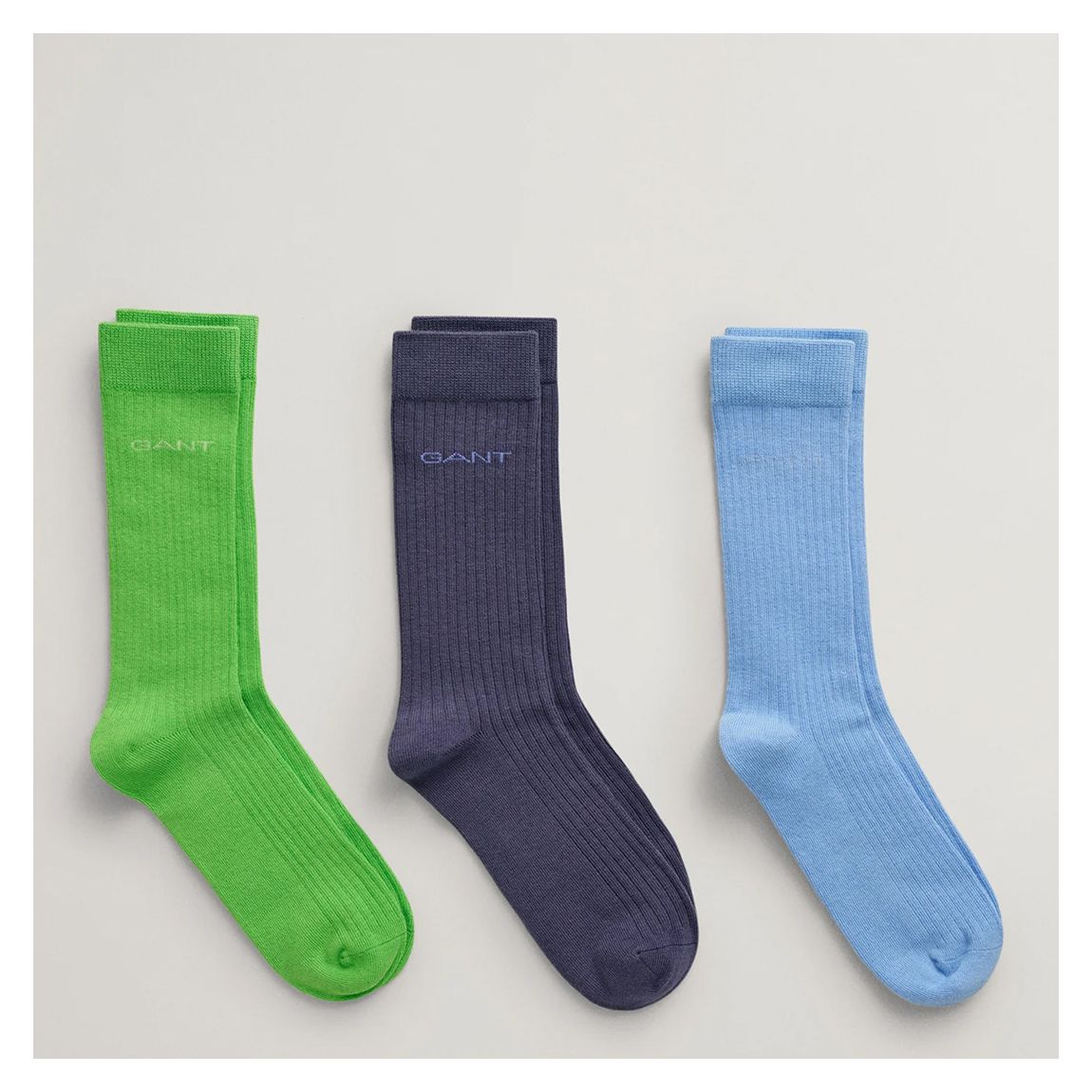 Multi Tonal Logo Rib Socks 3-Pack main product photo