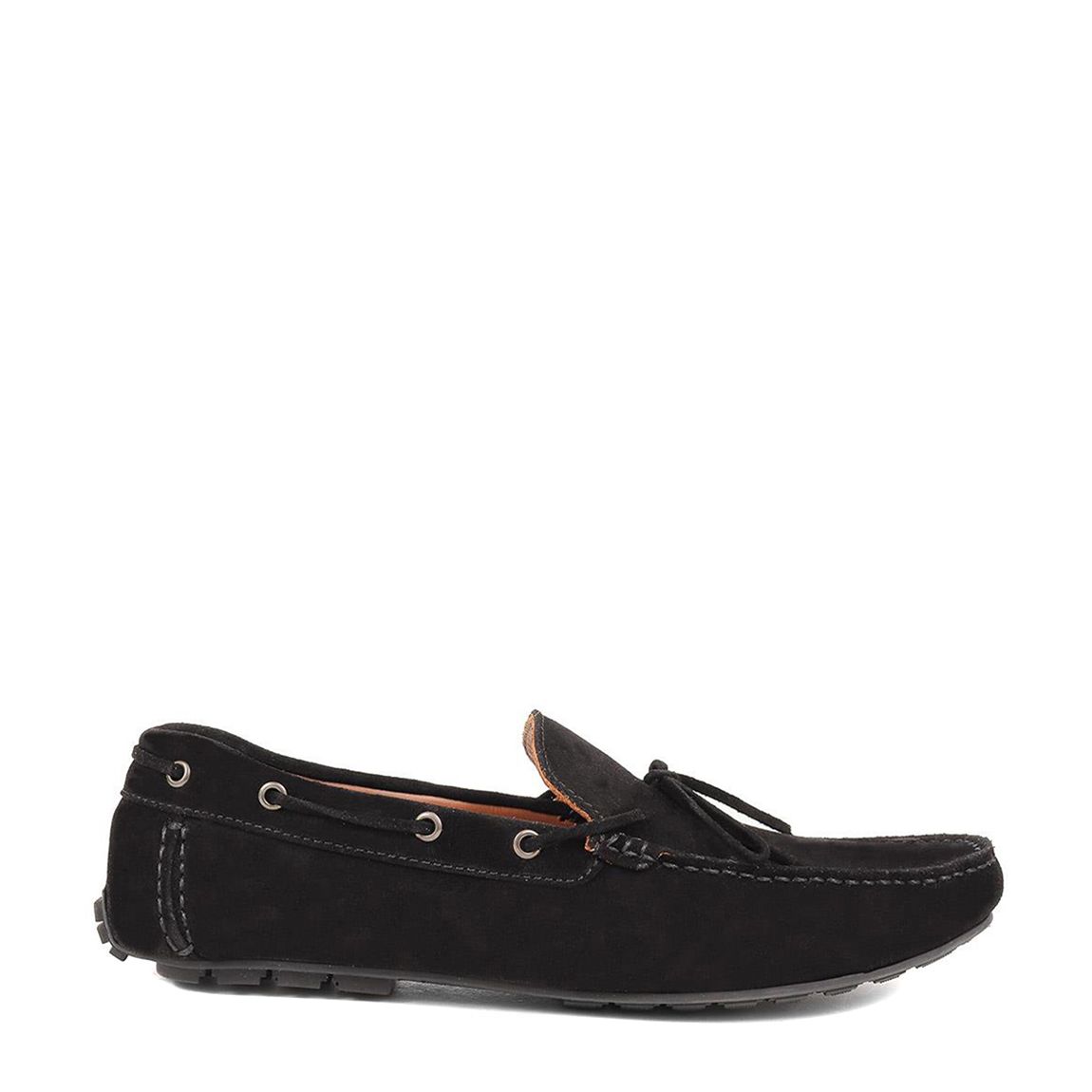 Men's Black Suede Percival Moccasins main product photo