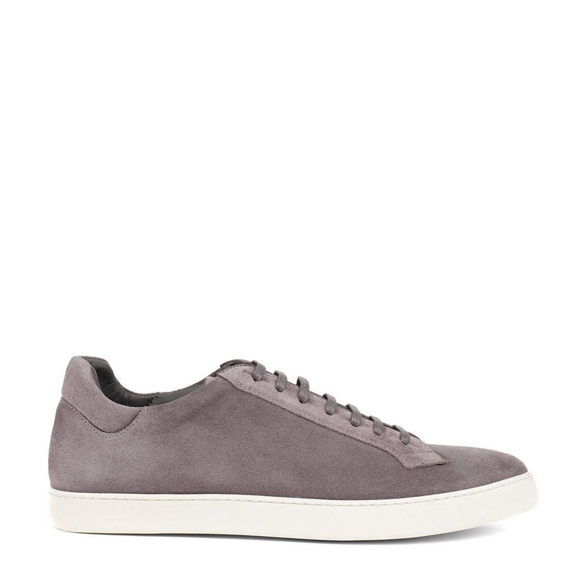 Men's Grey Suede Simon Trainers main product photo