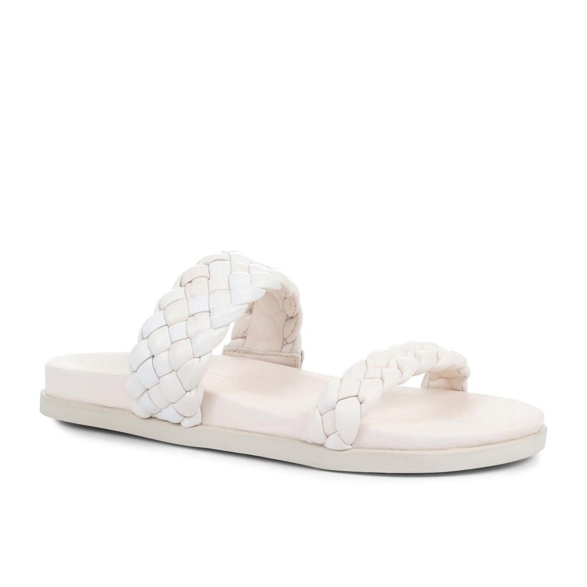 Women's Cream Madeira Braided Flat Sandals main product photo