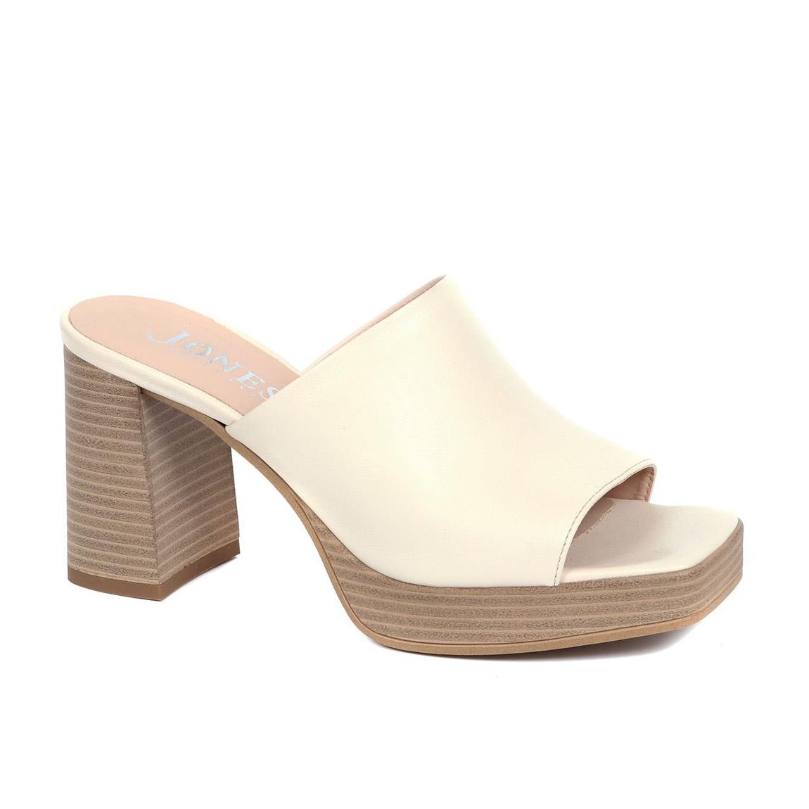 Women's Dominica Leather Heeled Mules main product photo