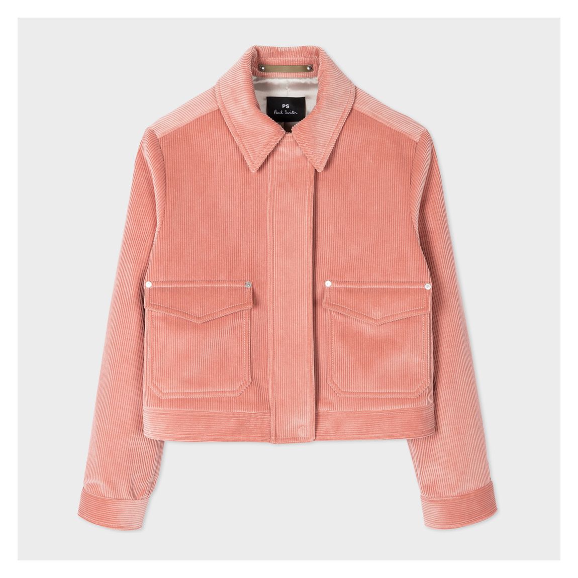 Apricot Corduroy Short Jacket main product photo
