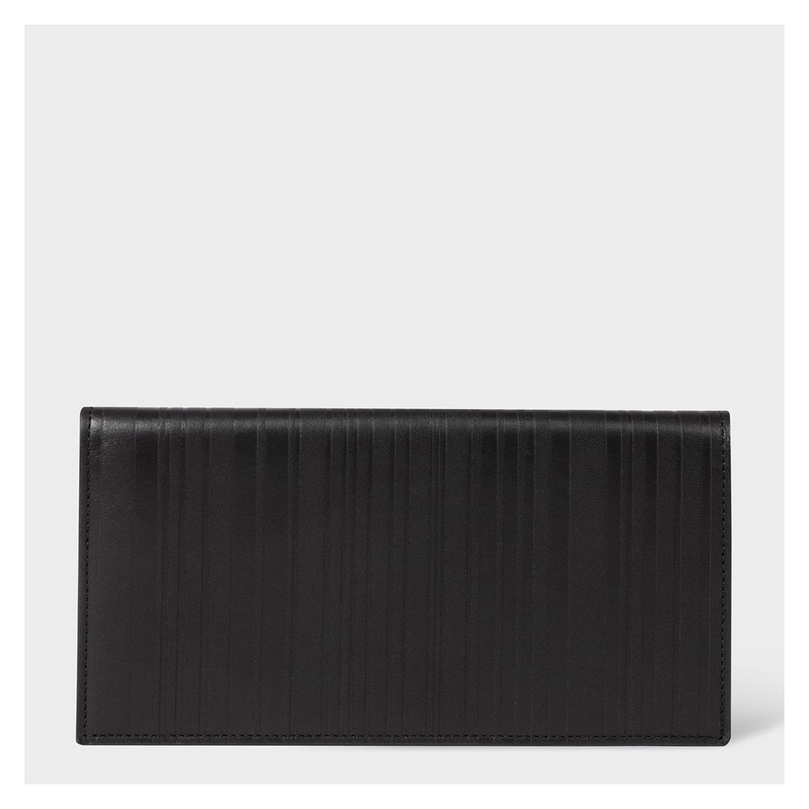 Black Leather Textured Clutch main product photo