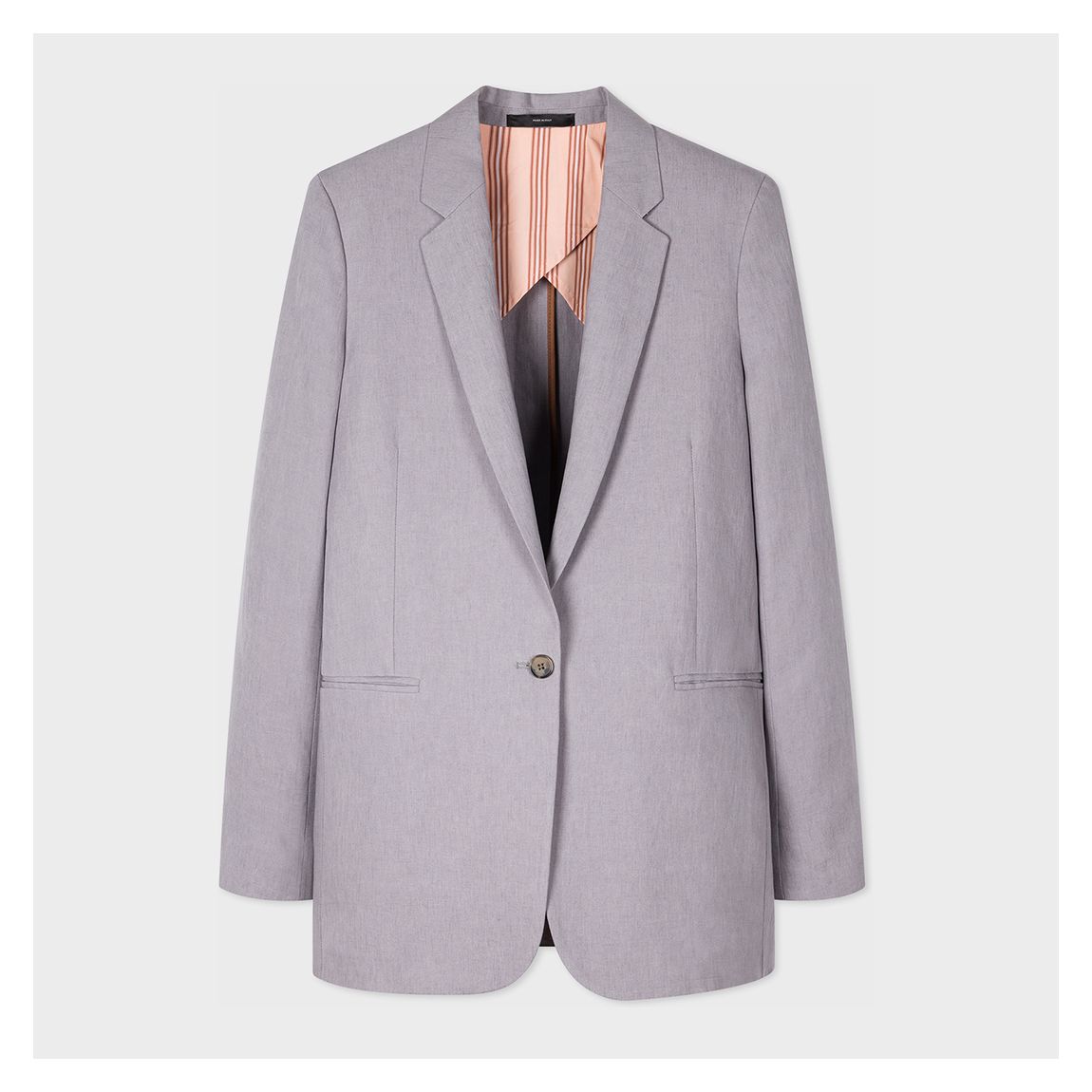 Grey Notched Lapel Blazer main product photo