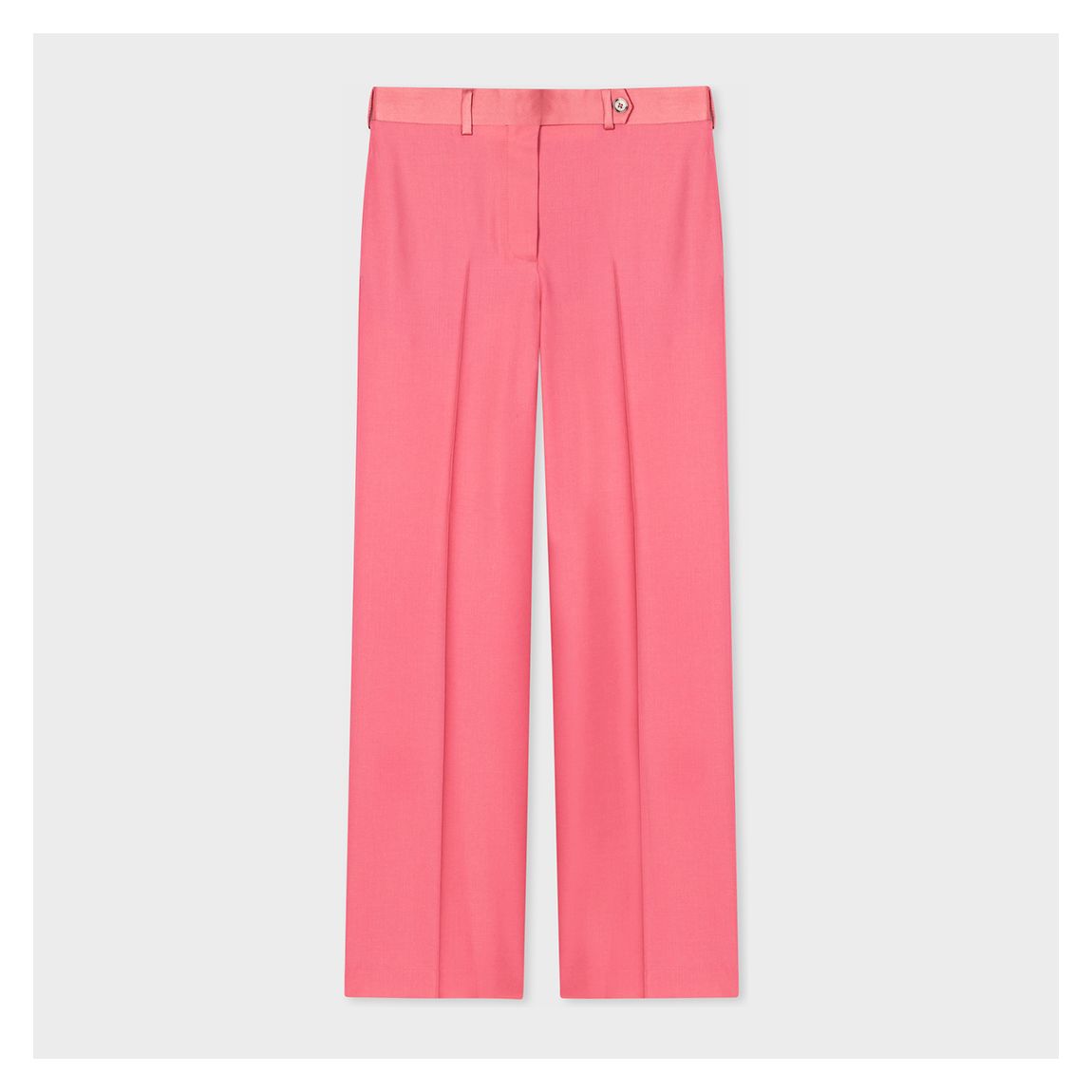 Flamingo Pleated Wide Leg Wool Trousers main product photo