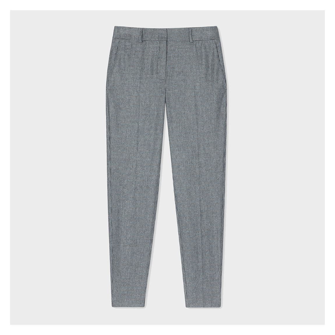Multi Gingham Taper Leg Wool Blend Trousers main product photo