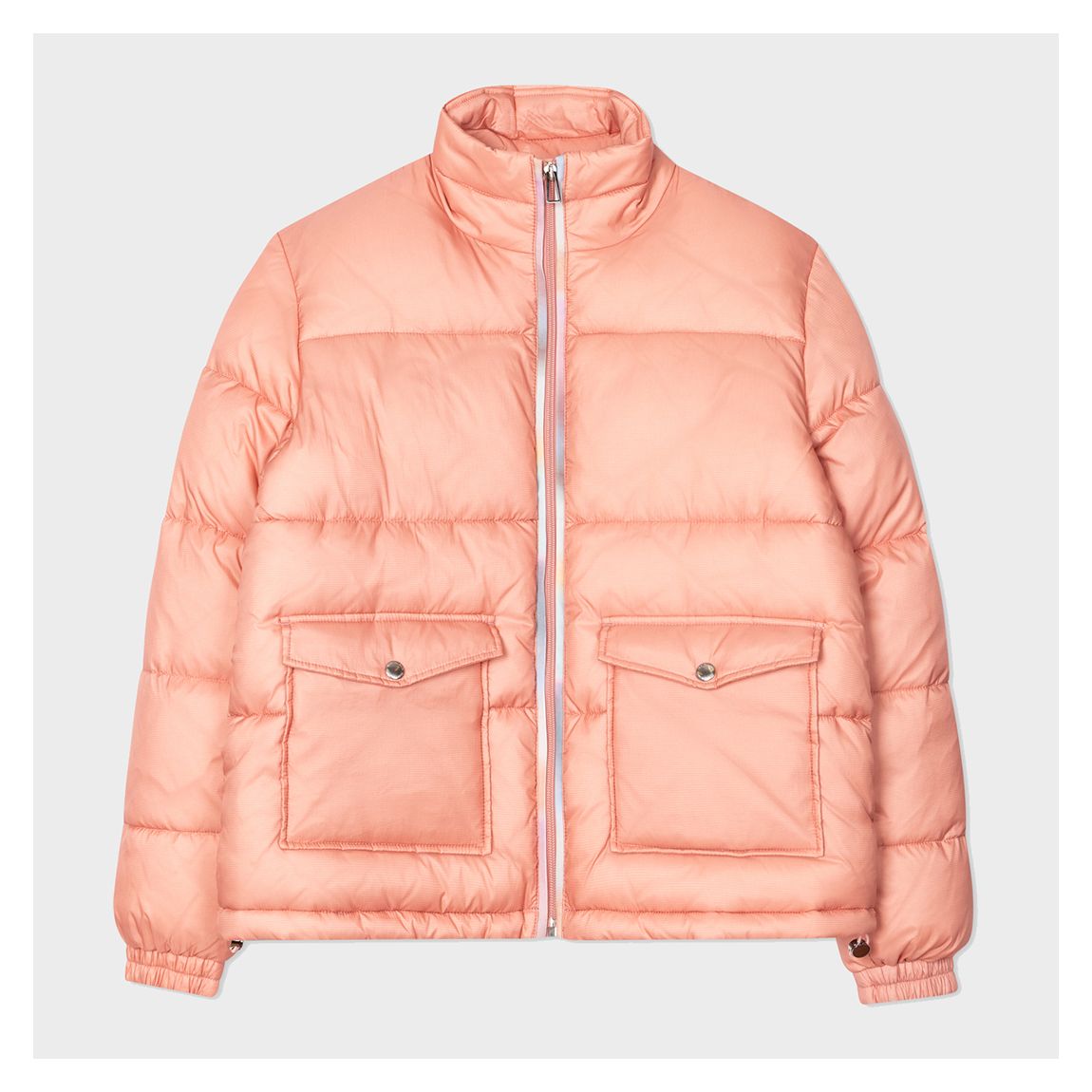 Peach Padded Short Coat main product photo