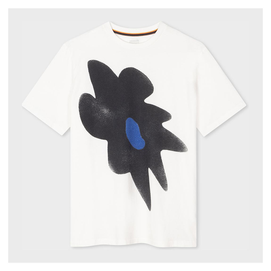 White Flower Printed T-Shirt main product photo