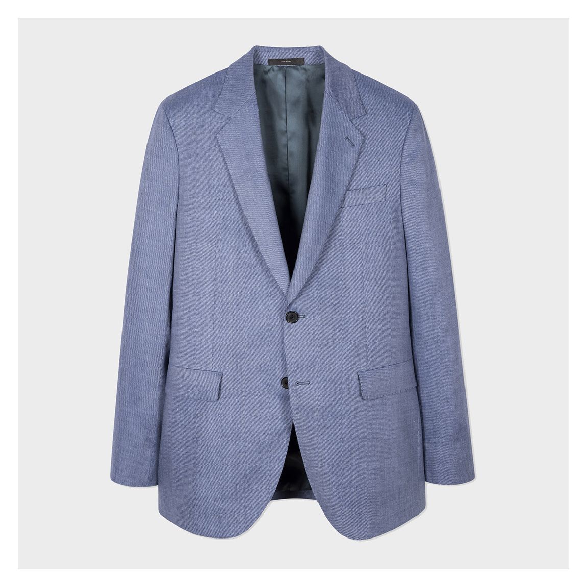 Blue Two Button Wool Blend Blazer main product photo
