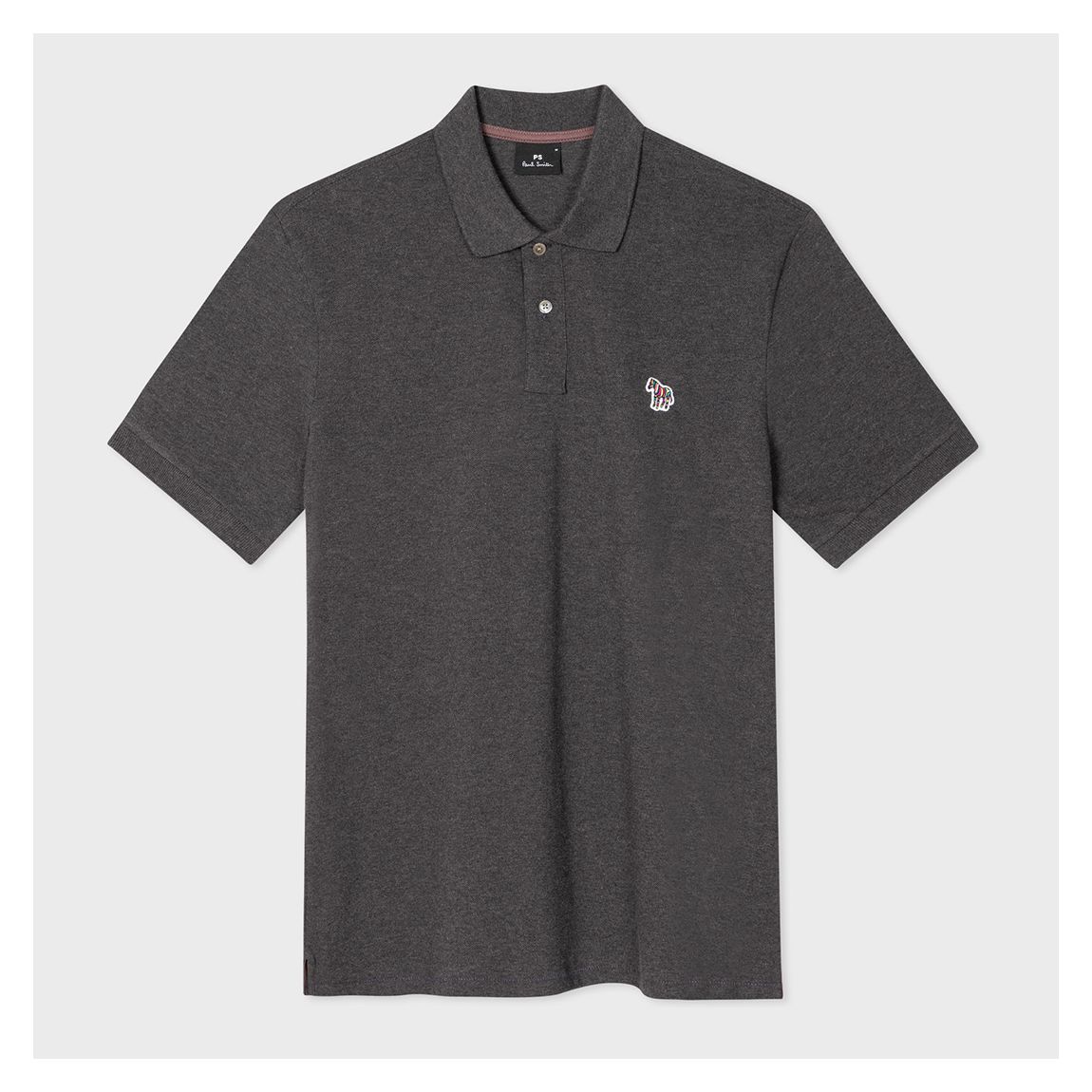 Grey Short Sleeve Polo Shirt main product photo