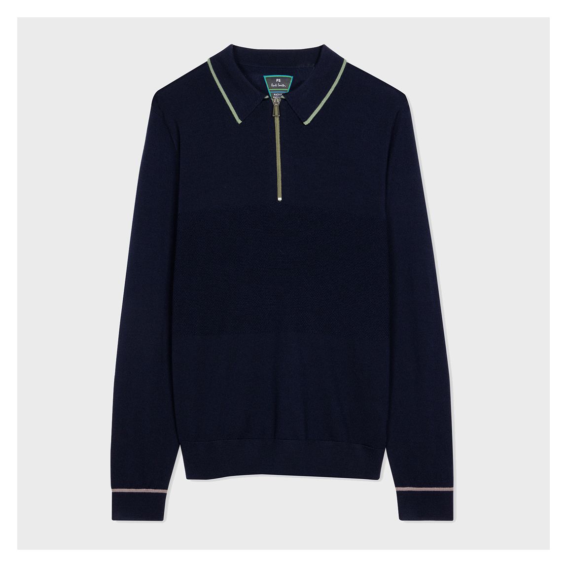 Navy Half Zip Jumper main product photo