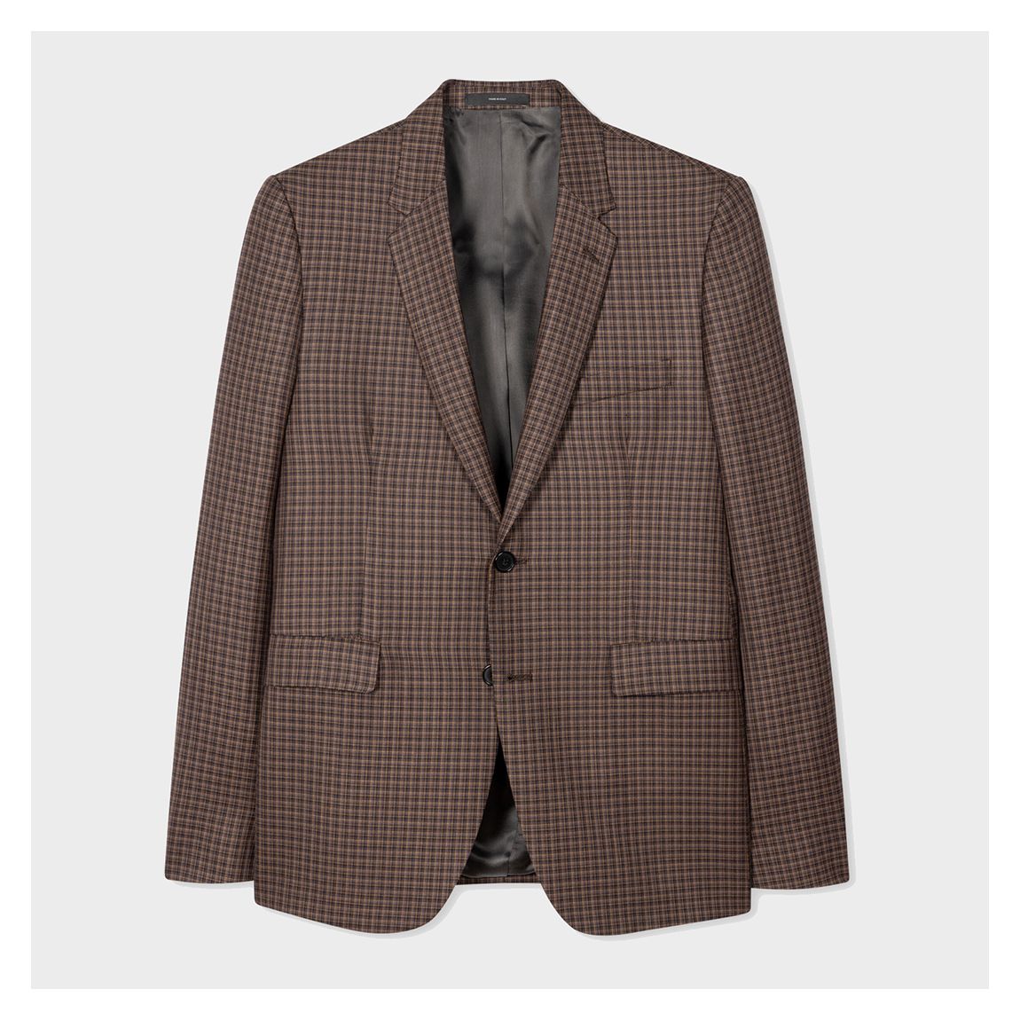 Brown Two Button Wool Blazer main product photo