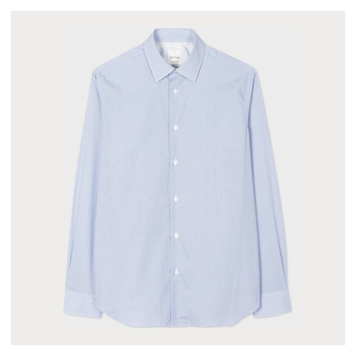 Pale Blue Cotton Tailored Fit Shirt main product photo