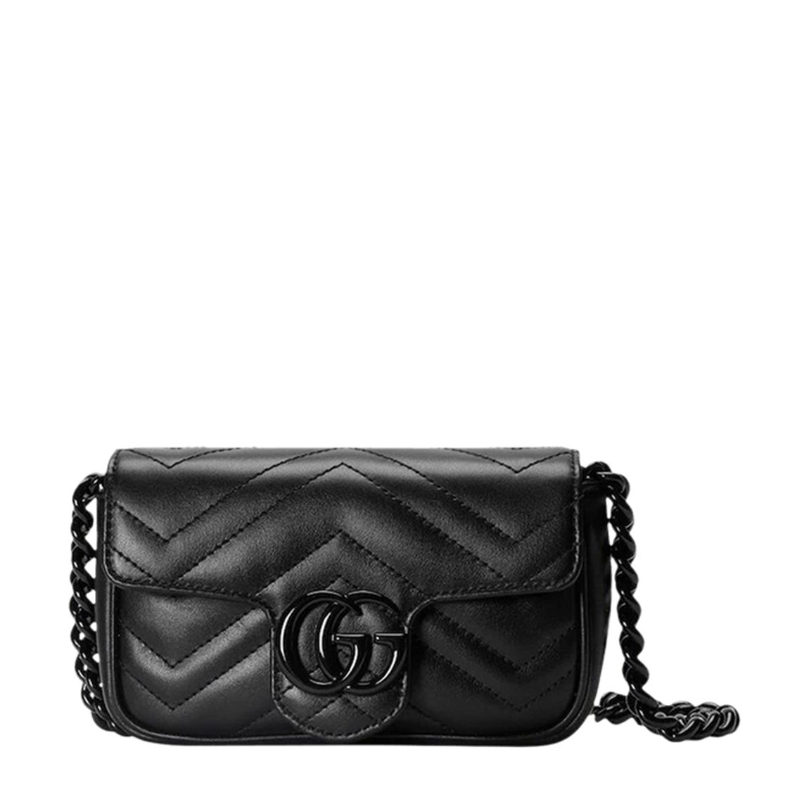 Black Gucci GG Marmont 2.0 Belt Bag main product photo