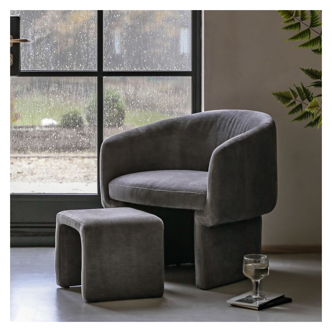 Sonny Armchair Anthracite 700x710x700mm main product photo