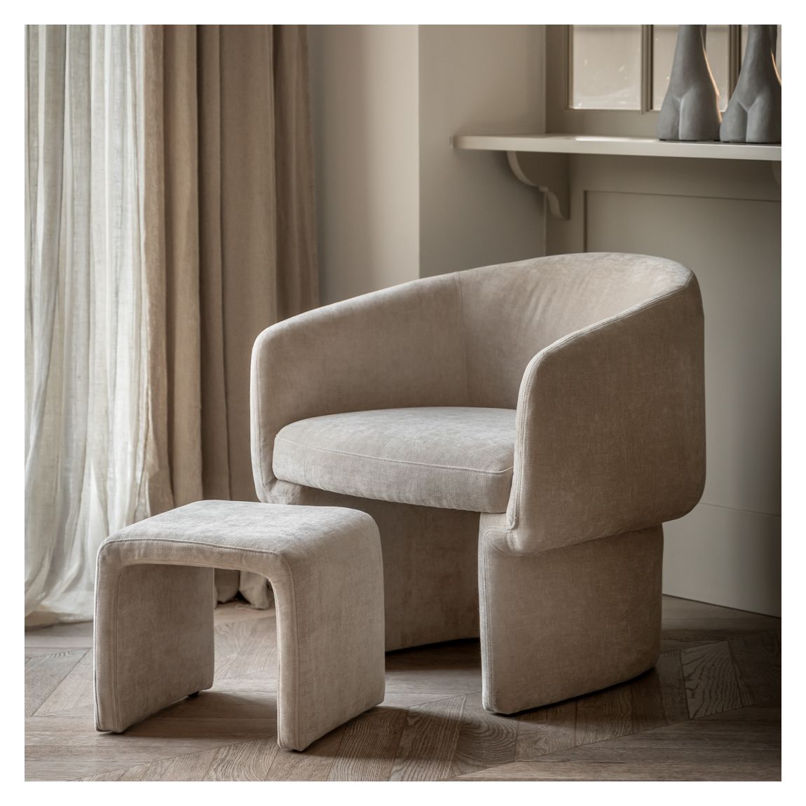 Sonny Armchair Cream 700x710x700mm main product photo