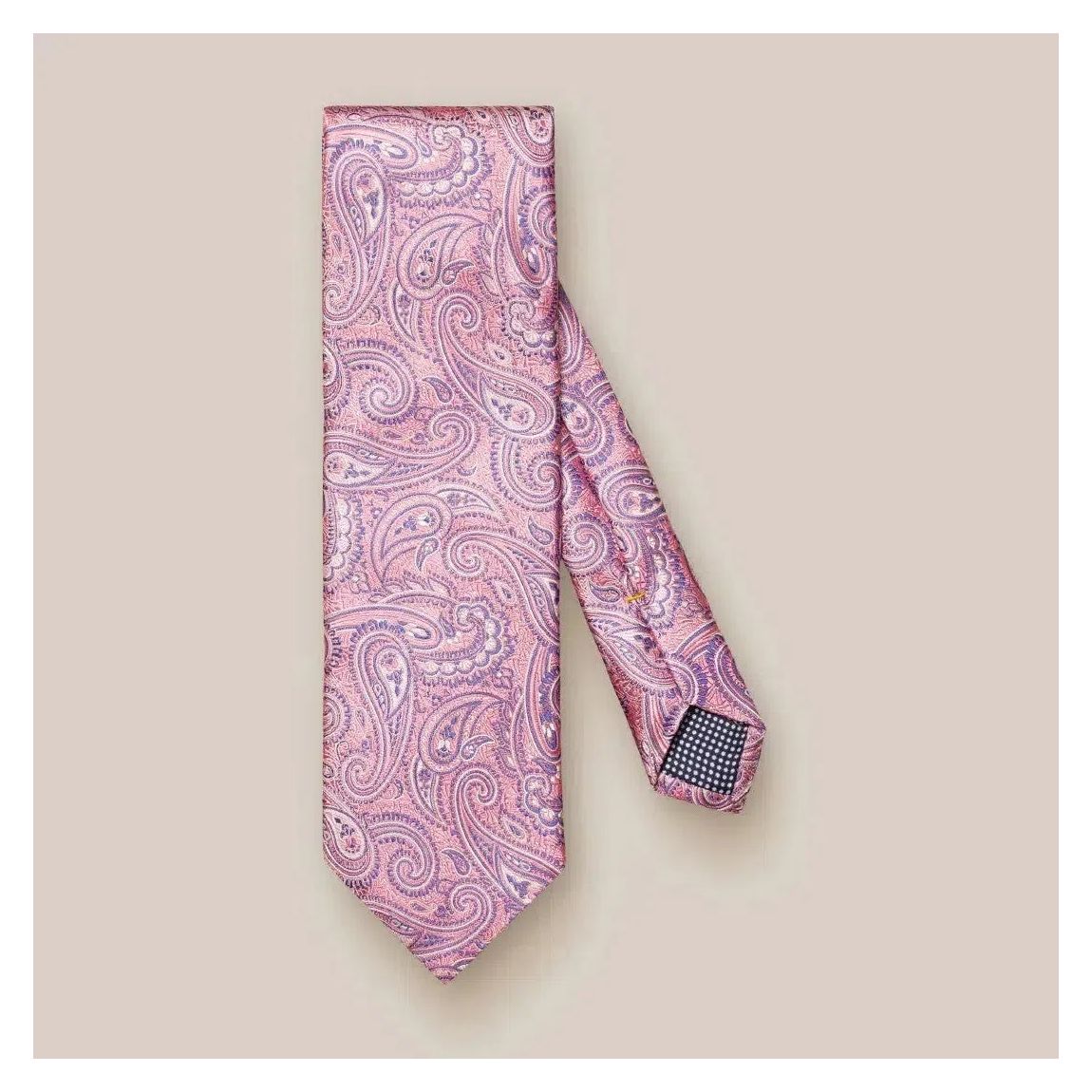Eton Pink Silk Paisley Patterned Tie for Timeless Elegance main product photo