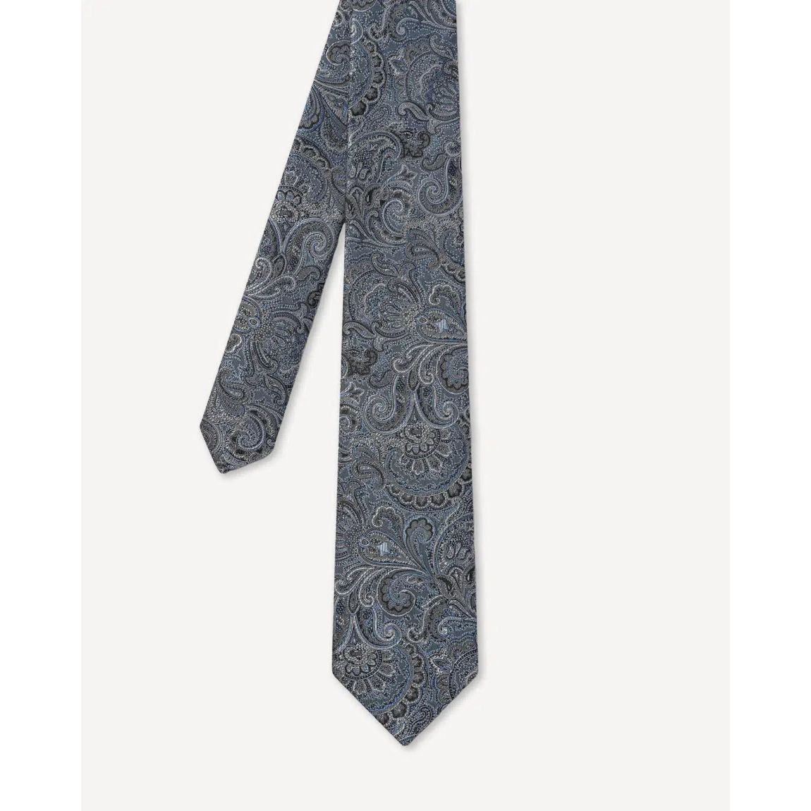 Charlie Allen Royal Blue Woven Paisley Tie for Men main product photo