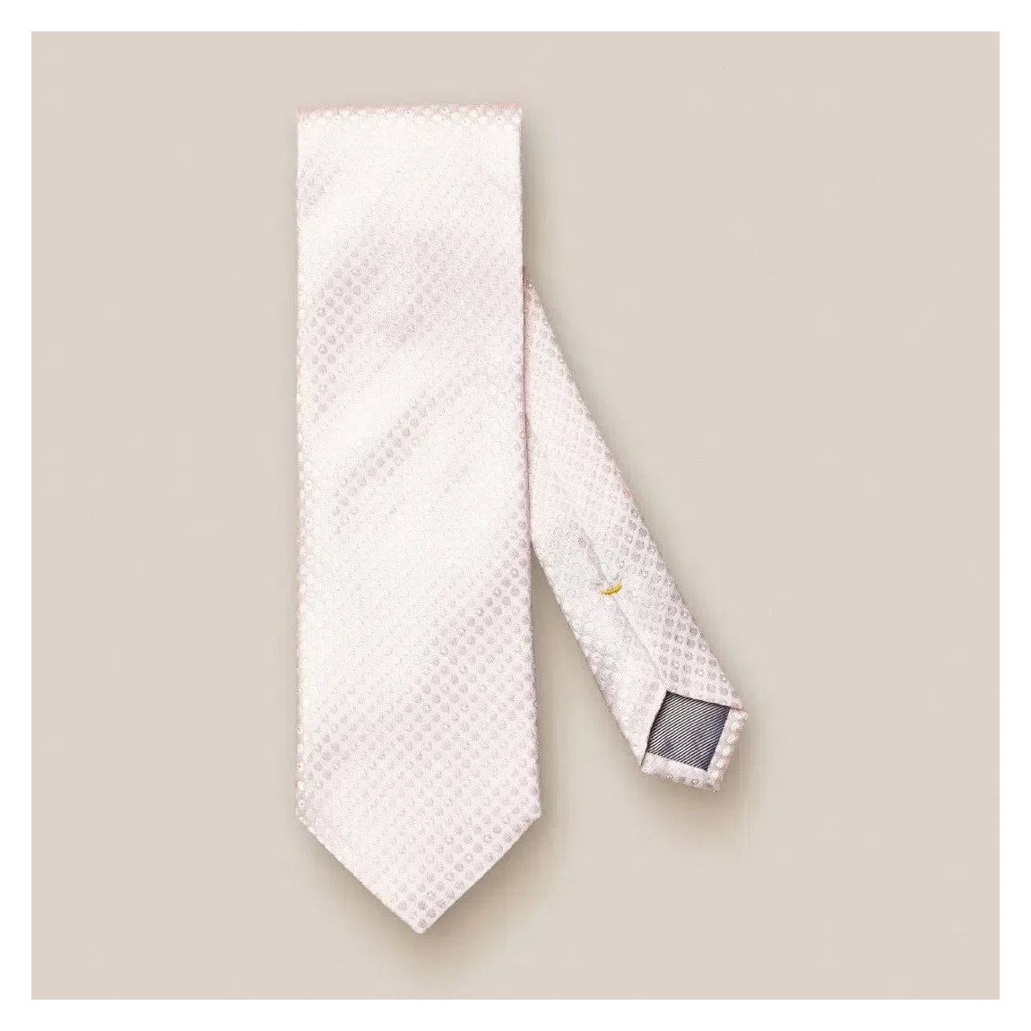 Eton Pink Silk Tie with Textured Small Spot Pattern for Classic Style main product photo