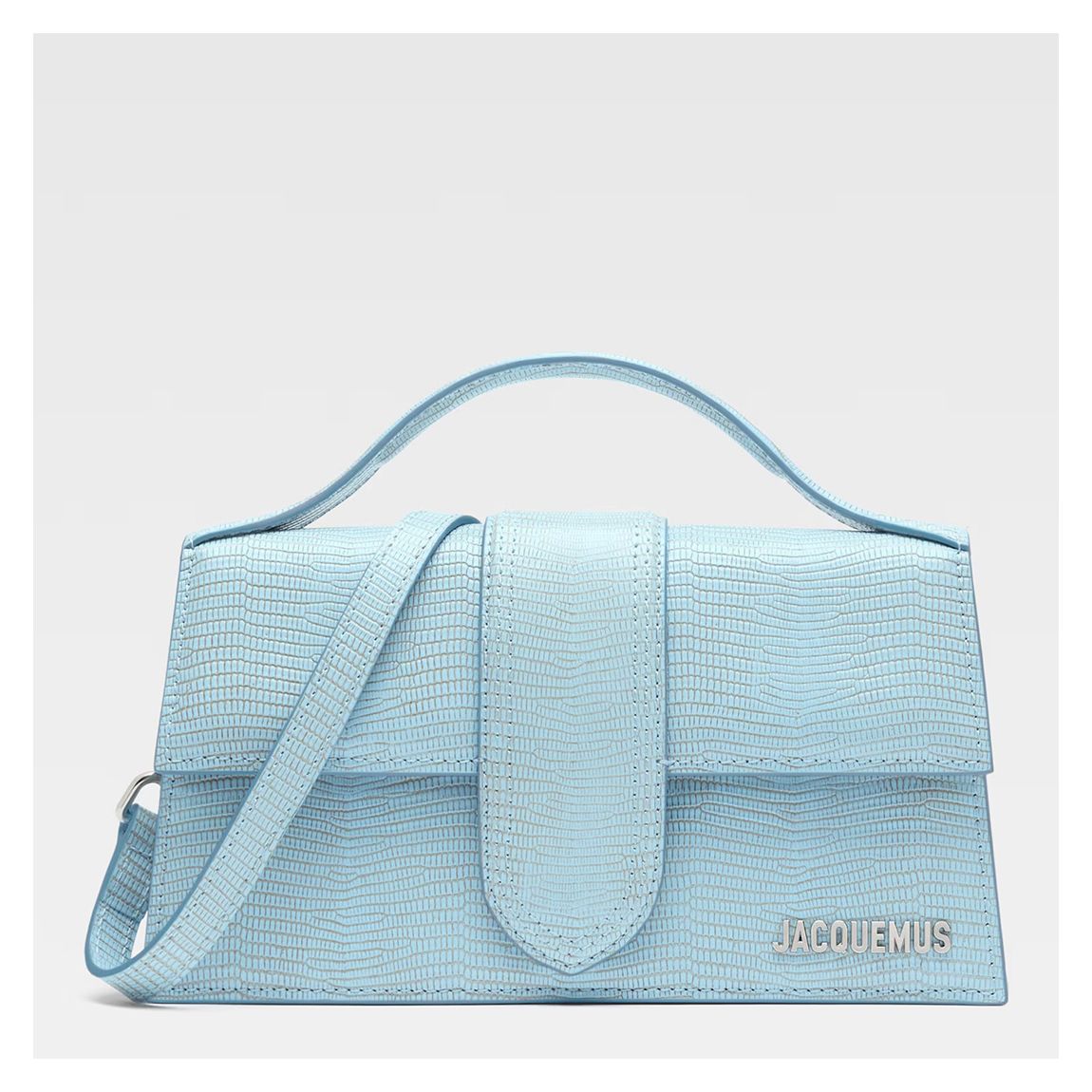 Blue Jacquemus Le Grand Bambino Bag main product photo