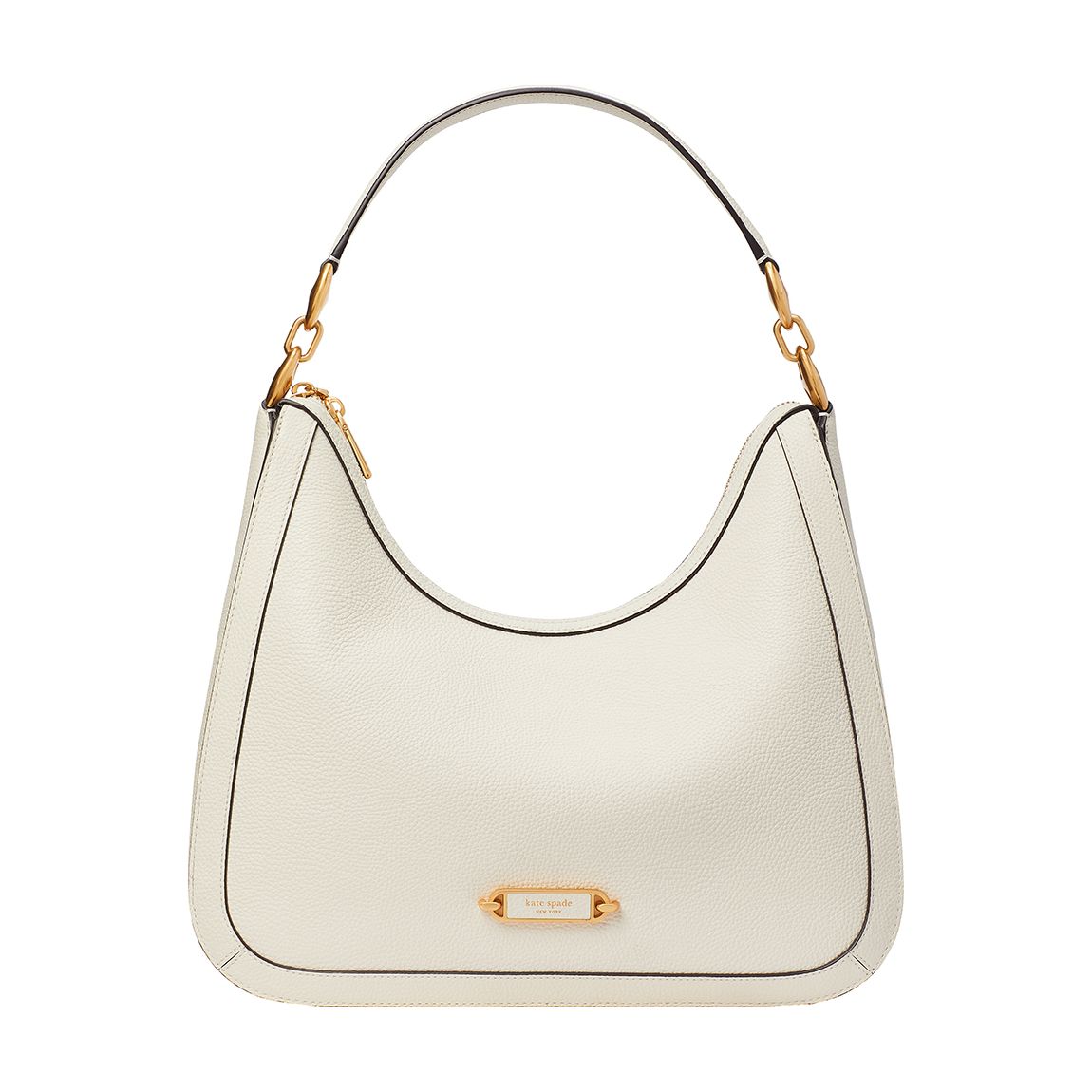 Halo White Gramercy Medium Hobo Bag main product photo