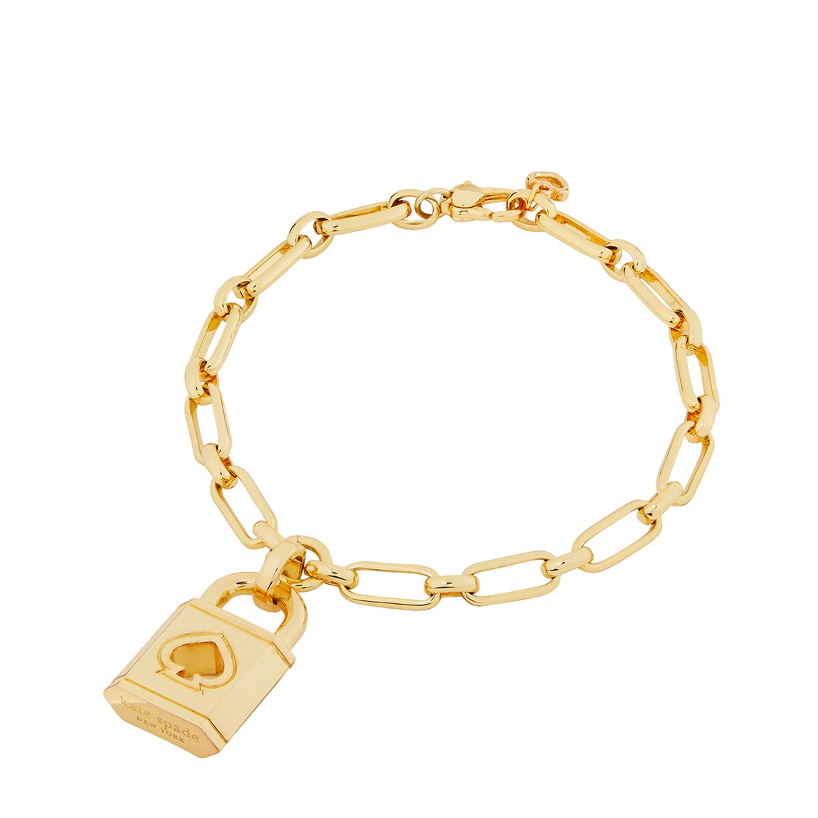 Gold Locket Charm Bracelet main product photo