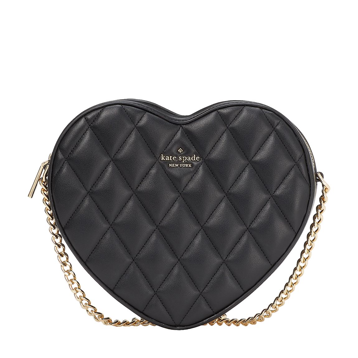 Black Love Shack Quilted Heart Crossbody main product photo