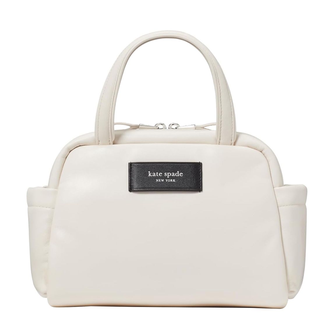 Parchment Puffed Satchel main product photo