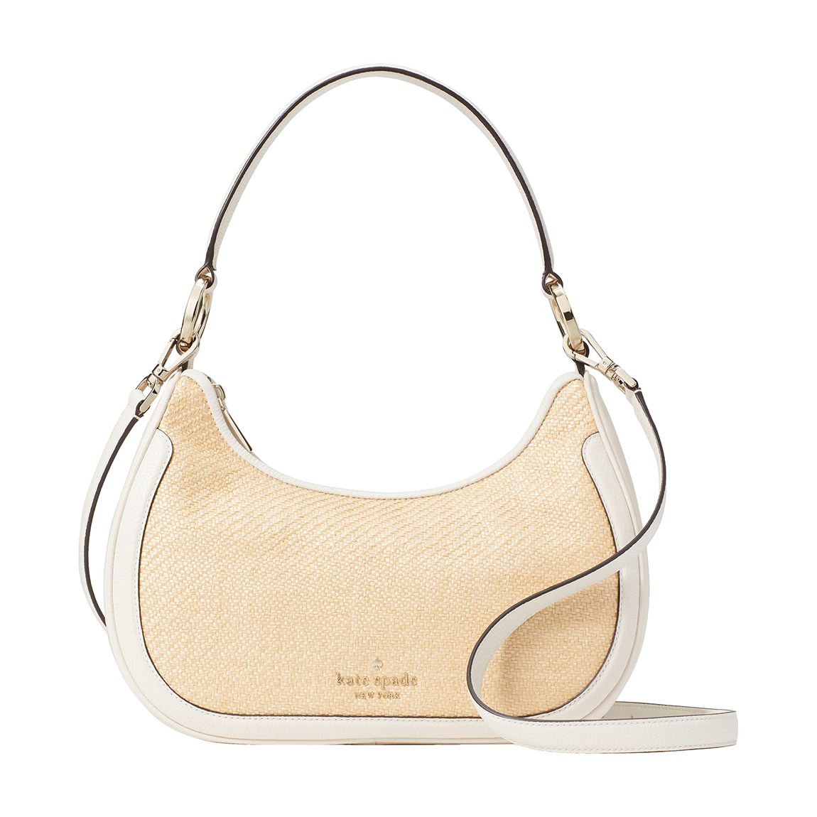 Parchment Leila Straw Shoulder Bag main product photo