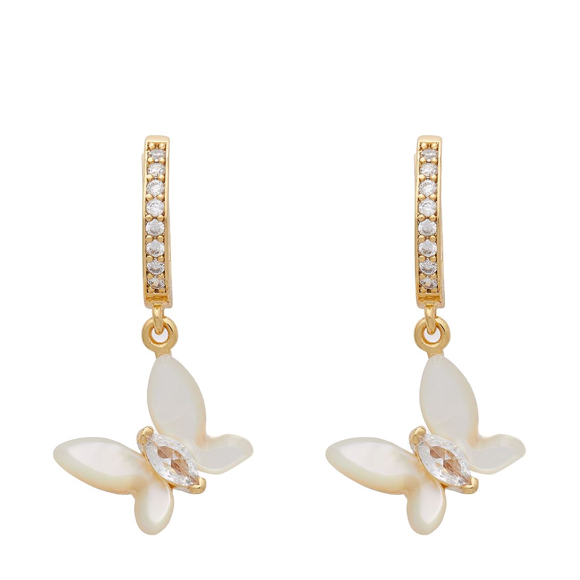 Gold White Butterfly Huggies main product photo