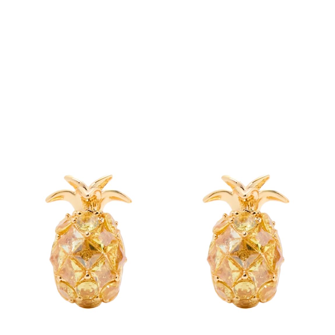 Gold Pineapple Stud Earrings main product photo