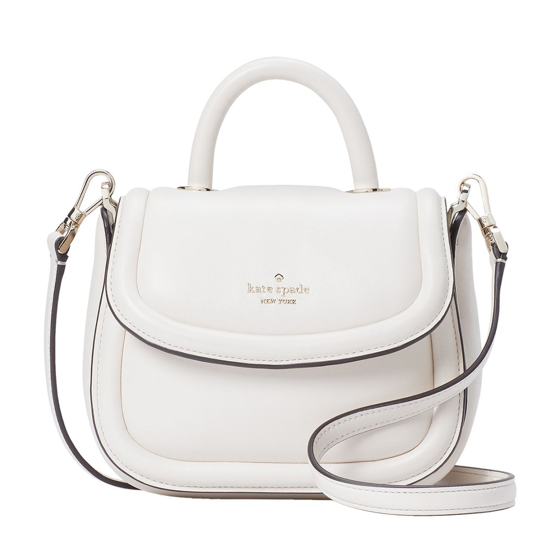 Parchment Puffy Mini Top Handle Crossbody main product photo