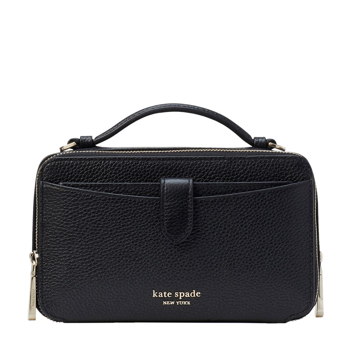 Black Hudson Double Zip Crossbody main product photo