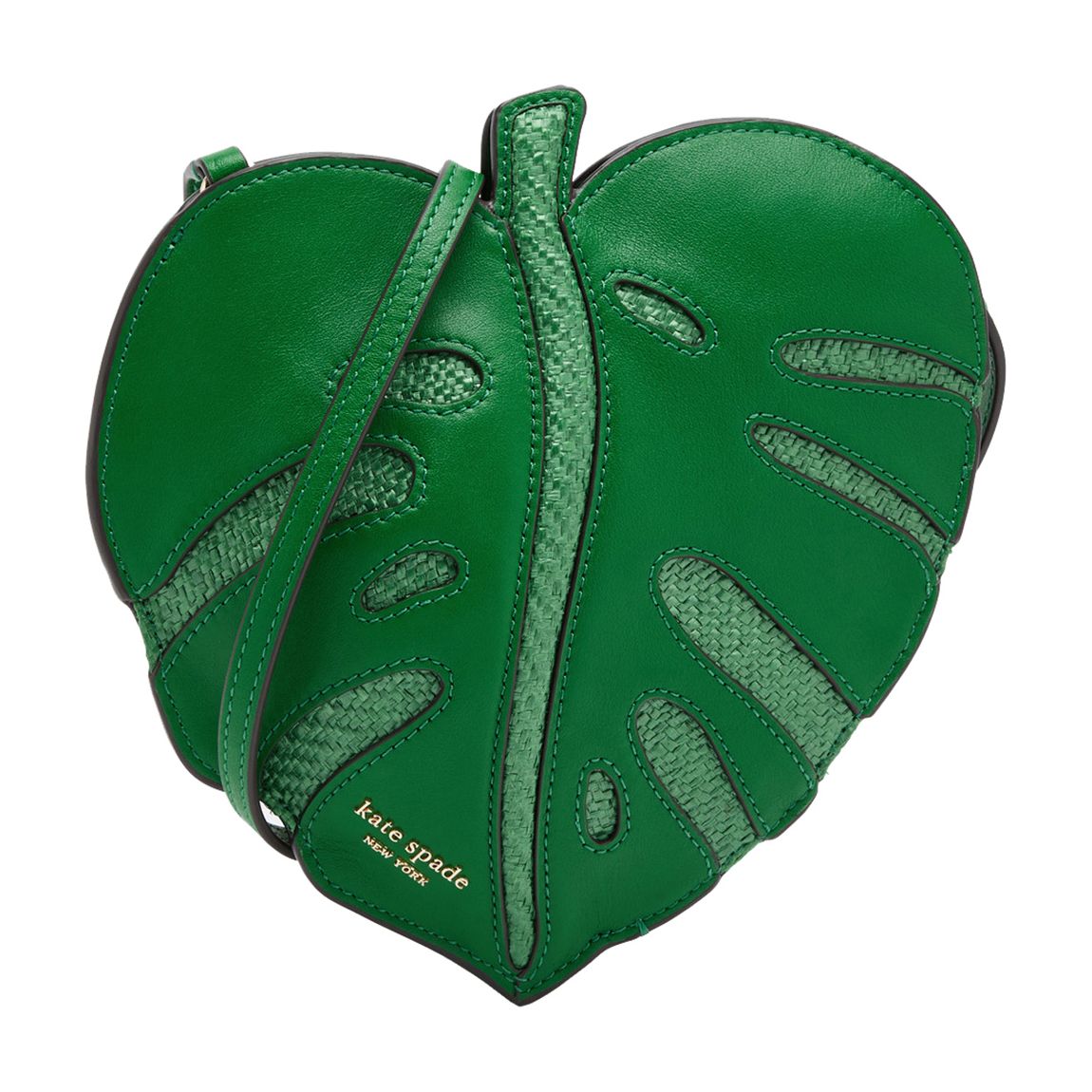 Watercress Green 3D Leaf Crossbody main product photo