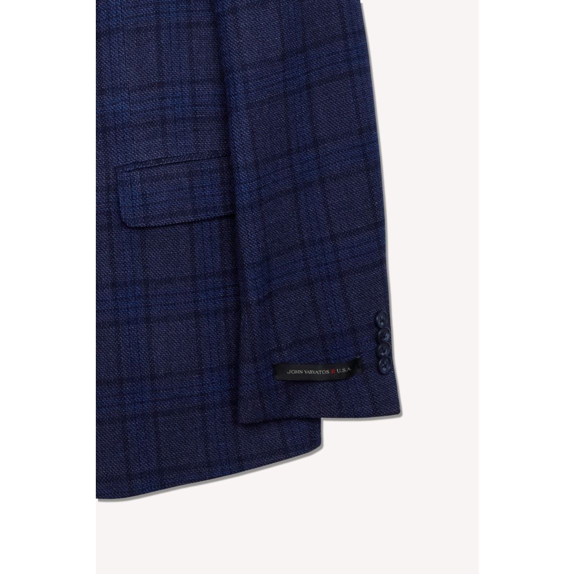 John Varvatos Blue Check Sports Jacket for Men main product photo