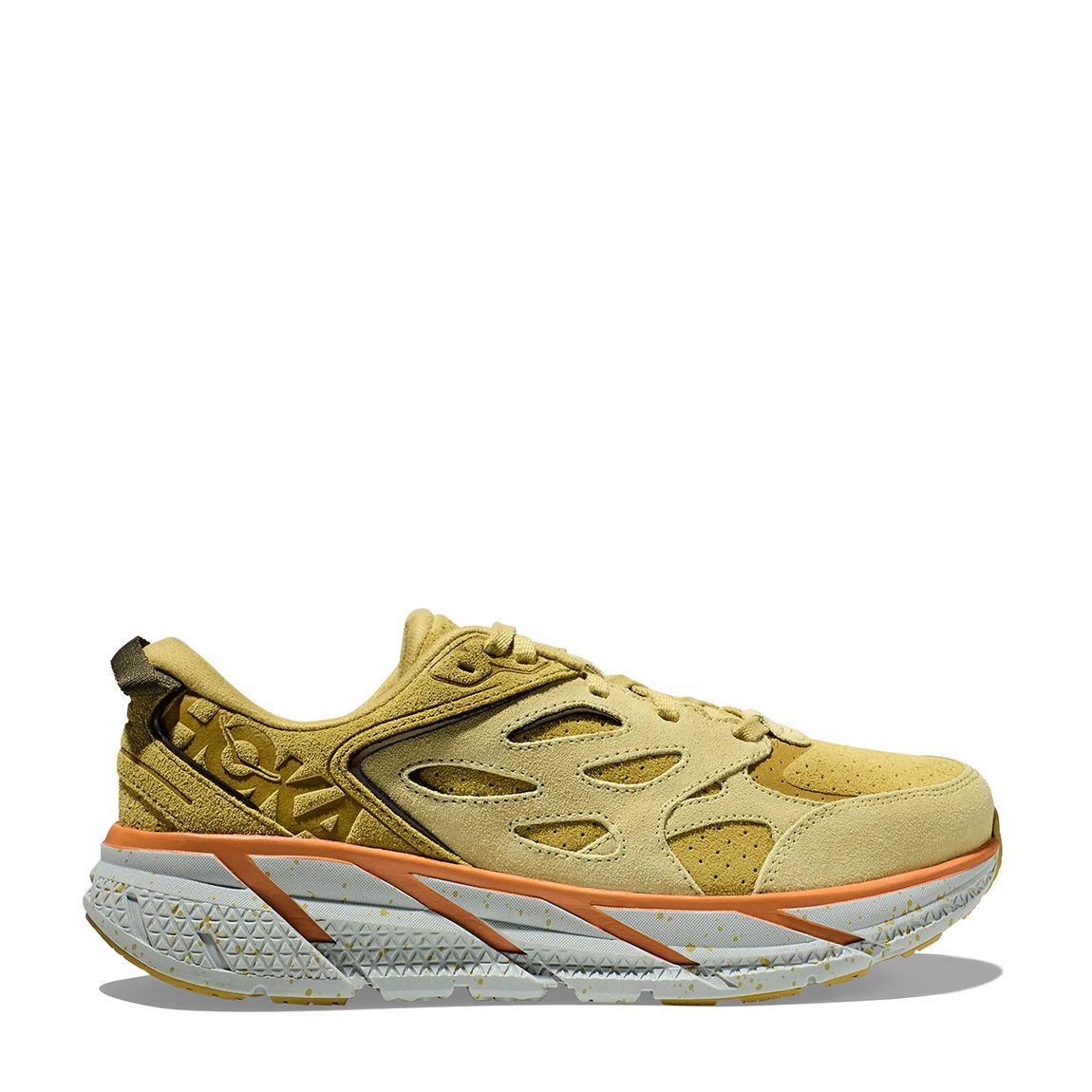 Unisex Yellow Clifton L Suede Trainers main product photo
