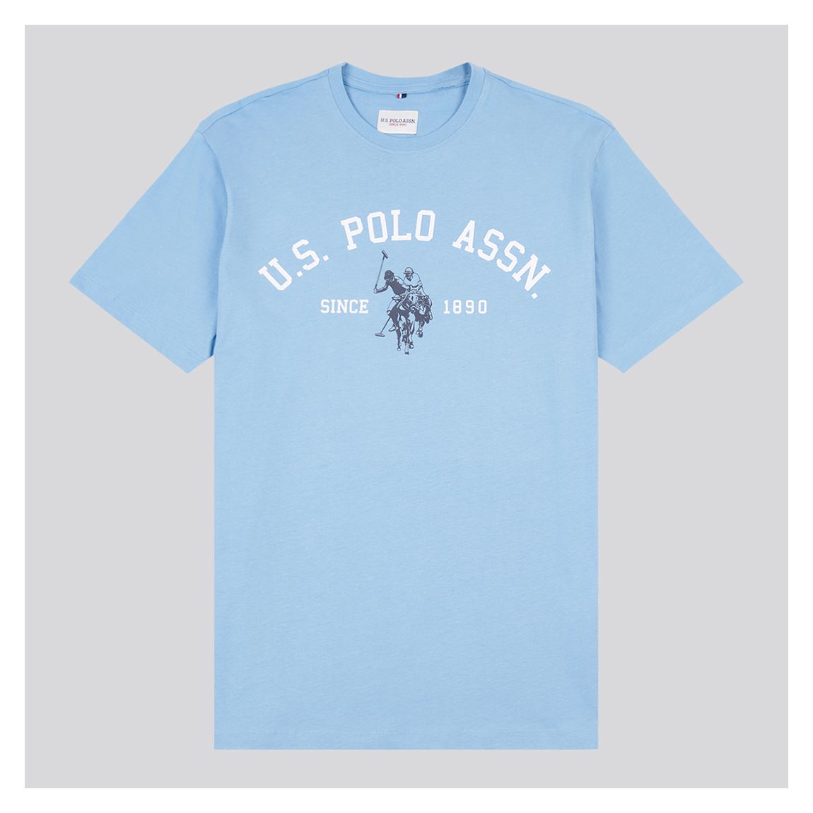 Blue Signature Arch Print Cotton T-Shirt main product photo