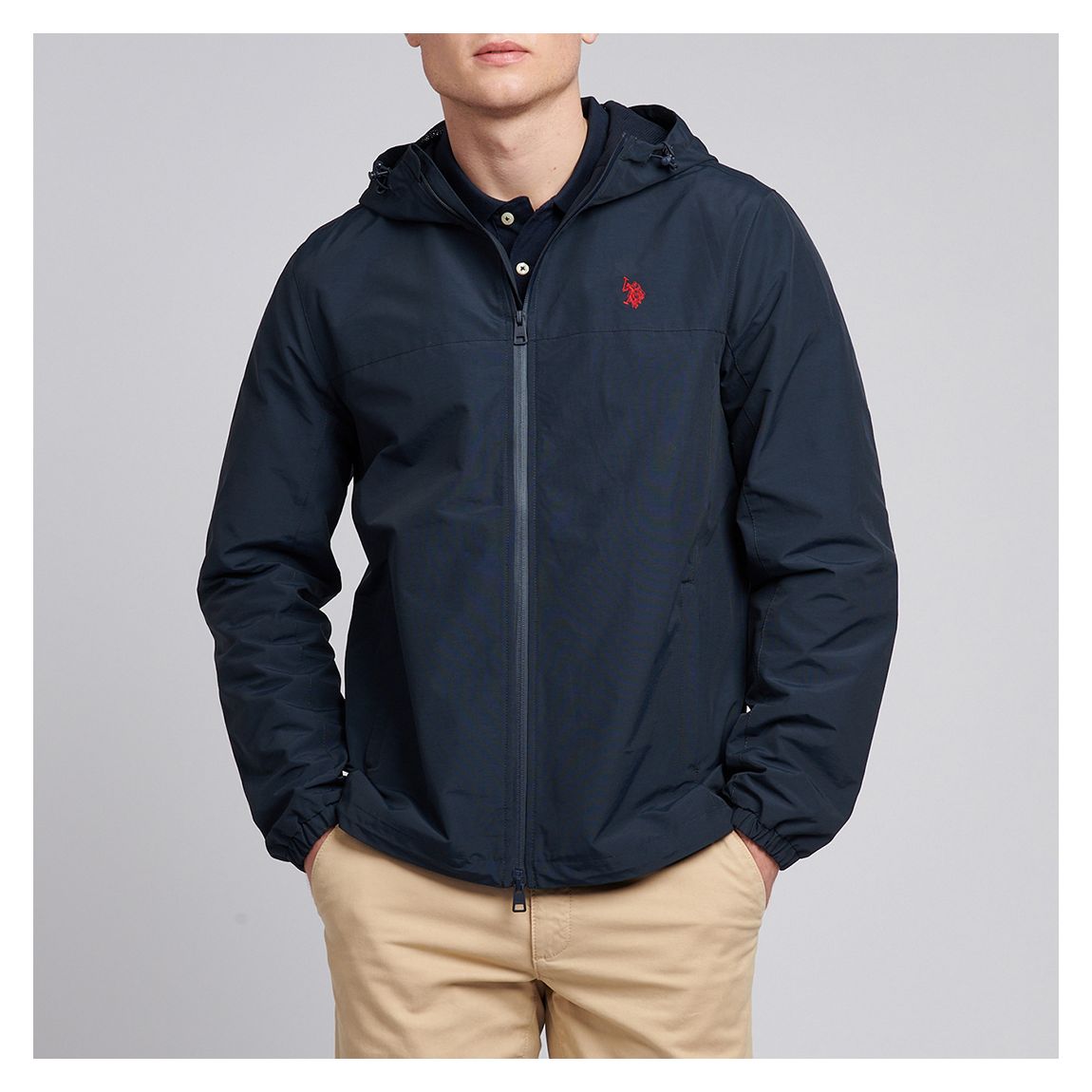 Navy Lightweight Rain Jacket main product photo