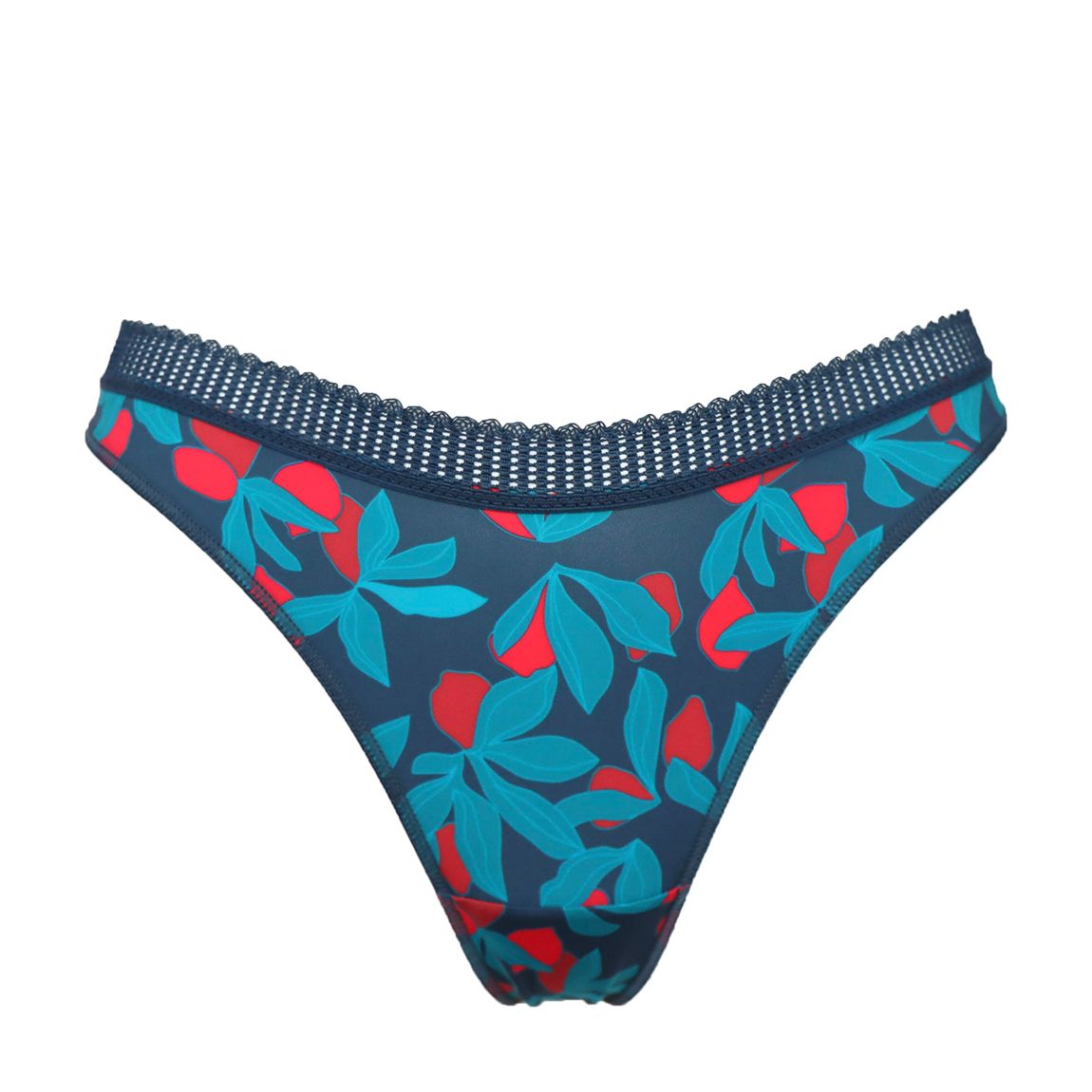 Tropical Print Thong main product photo