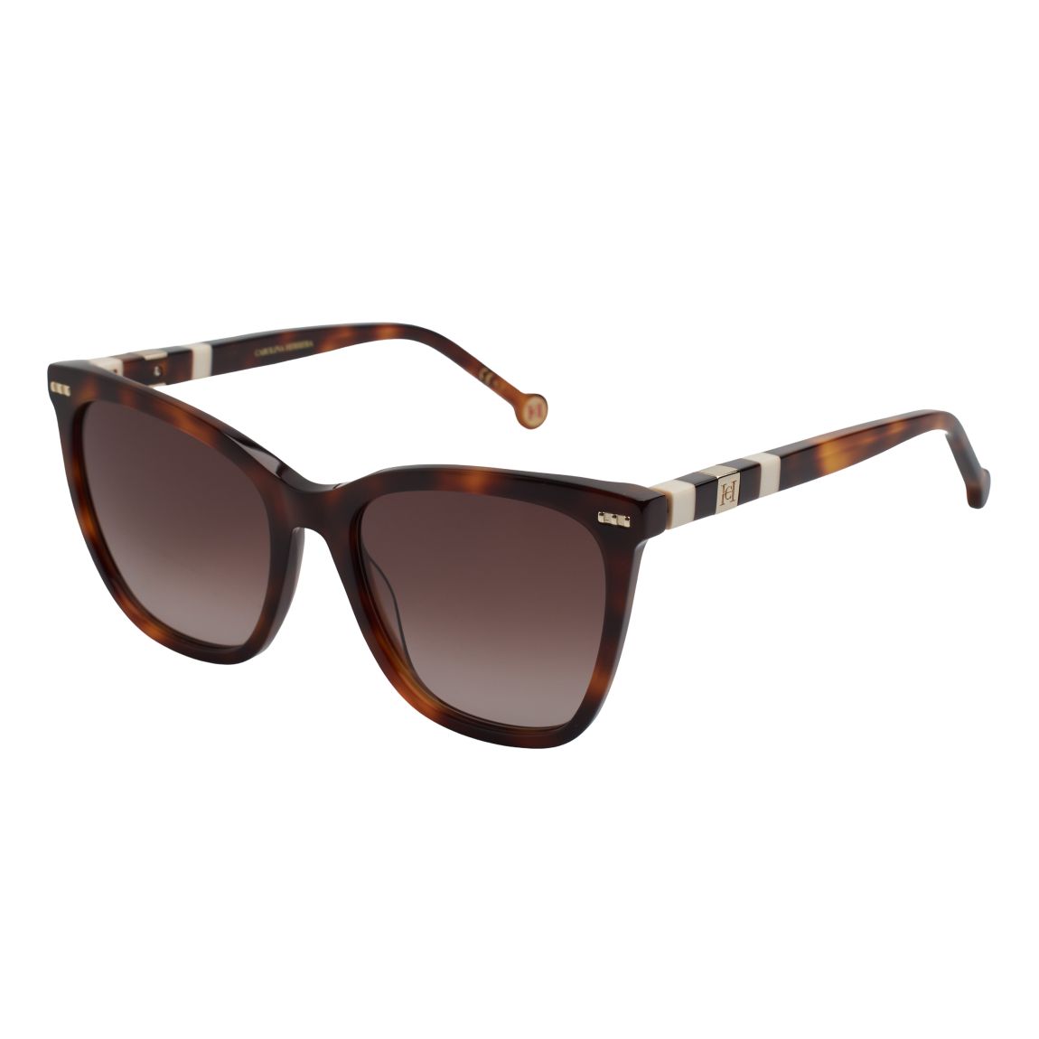 Women's Brown Carolina Herrera Sunglasses 55mm main product photo