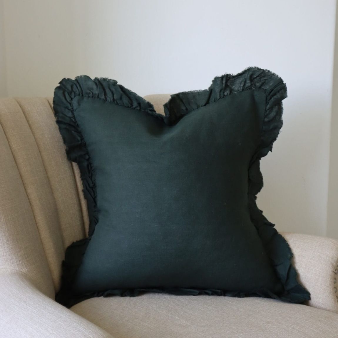 Hallie Emerald Green Cushion 45x45 main product photo