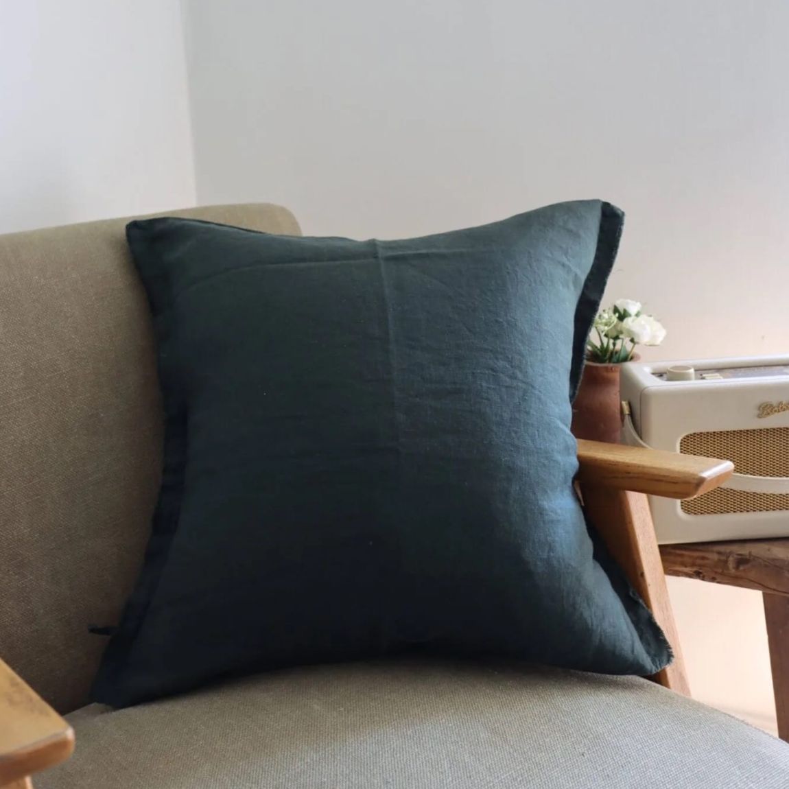 Esmee Emerald Green Cushion 45x45 main product photo