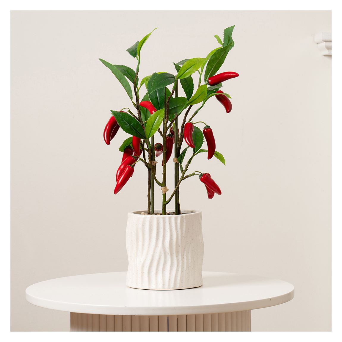 Chilli Plant in Ceramic Pot, 49cm main product photo
