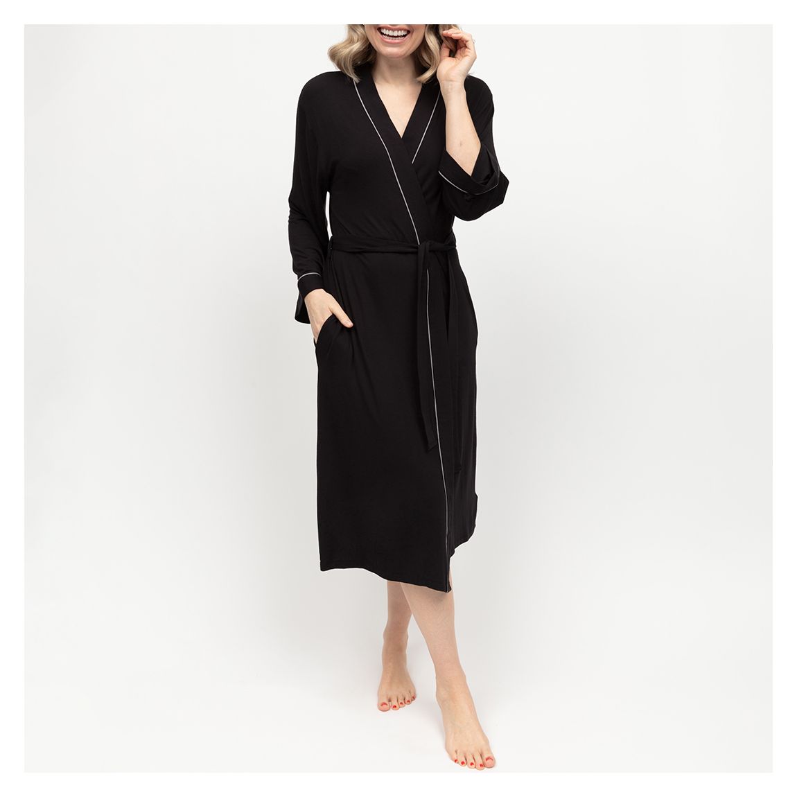PARKER JERSEY LONG SLEEVE DRESSING GOWN main product photo